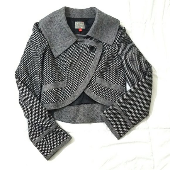 hinge Jackets & Blazers - Hinge by Nordstrom Cropped Wool Blend Jacket